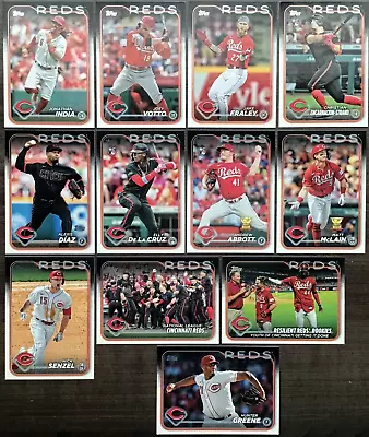 2024 Topps Series 1 Base Team Set Cincinnati Reds Cruz Rc • $8.50