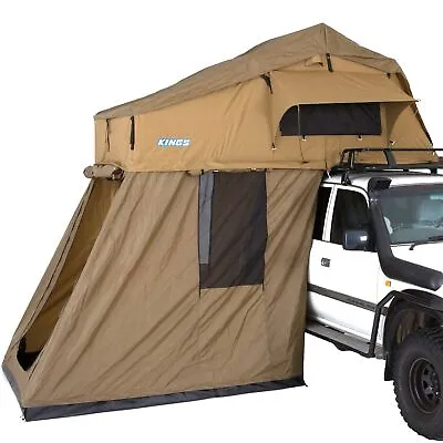 Kings 4WD Roof Top Tent With 4 Man Annex Offroad Camper Car Trailer SUV UTE 4x4 • $748