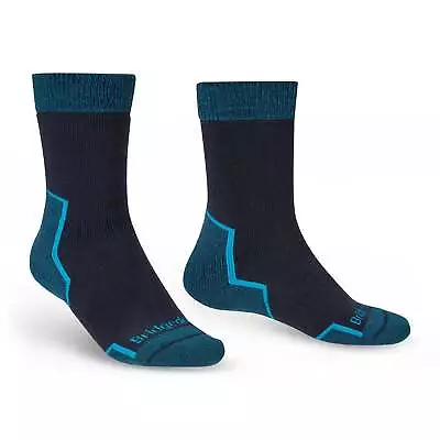 Bridgedale Men's Heavyweight Merino Comfort Boot Socks 710278/445 Navy • $30.49