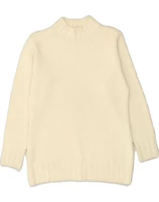 CACHAREL Womens Turtle Neck Jumper Sweater UK 18 XL Beige Acrylic AF01 • £16.21