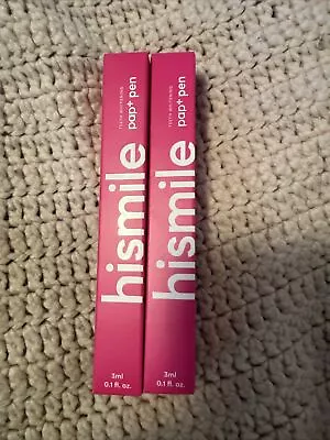 Lot Of 2 Hismile Pap+ Teeth Whitening Pen Original Hismile Product New • $18