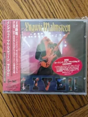 Yngwie Malmsteen Live !! + Dr Sin Live In Brazil CD JAPAN + OBI PCCY-01277 1998 • $31.56