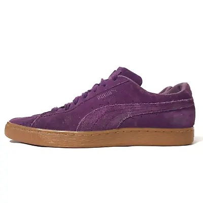$57.95 • Buy Puma Sneakers Sz US10 UK9 EU43 Purple Suede Classic Pincord Comfort Shoes Mens