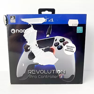 Grey Nacon Revolution Pro 2 Controller + Box - PS4 / PC - Tested & Working • $68.88