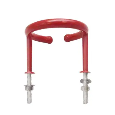 1-Ring Stainless Steel Cup Holder Marine Yacht Fishing Boat Polished Red New • $11.39