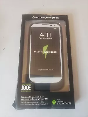 GENUINE Mophie Juice Pack Battery S3 Case For Samsung Galaxy S III Black  • $11.90