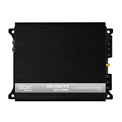 SDX Audio 600 Watt 2-Channel To Mono Amplifier Car Stereo Bridgeable Amp 2 Ohm • $49.79