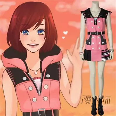 Kingdom Hearts Kairi Cosplay Costume Outfits Adult Halloween Women's Dress Suit • $160.56