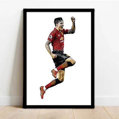 Manchester United - Victor Lindelof - Man Utd - Framed Print Poster Picture! • £15.99