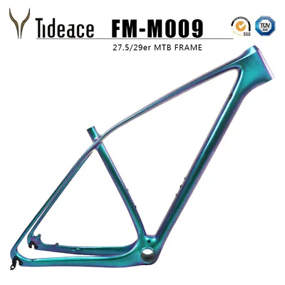 Tideace Carbon Fiber Mountain Bicycle Frames Chameleon Green Glossy 29er  Frame • $460.60