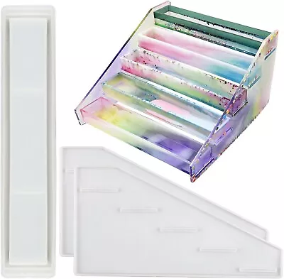 5 Layer Organizer Rack Resin Mold 3 Pcs Cosmetic Rack Etc. Preowned • $7.99