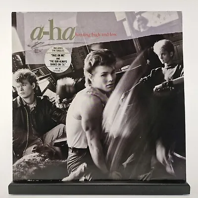 A-ha – Hunting High And Low - 1985  Europe Press - 12  Vinyl Record - VG+/VG+ • £19.99