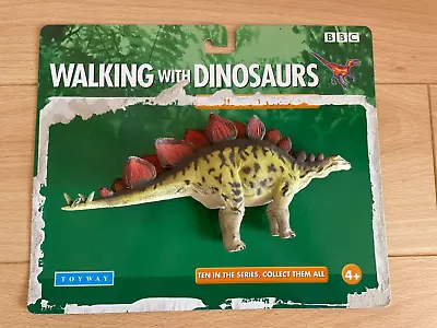 Rare Vintage BBC Walking With Dinosaurs Toyway Stegosaurus Collectable Figure • £34.99