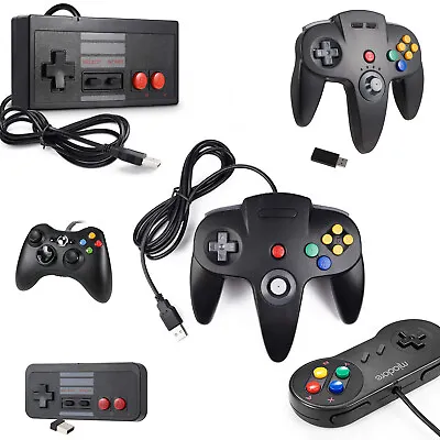 USB SNES /NES/ N64 /USB Xbox 360 /Controller For Windows PC MAC Wired/Wireless • $9.99