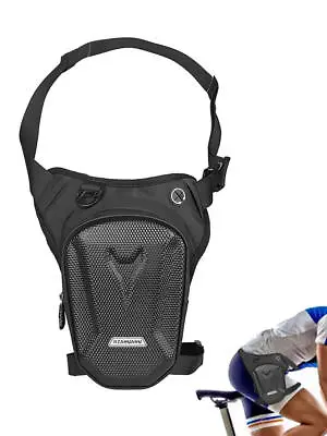 Motorcycle Waist Leg Bag Drop Waterproof Outdoor Thigh Hip Belt Fanny Pack Pouch • $24.72