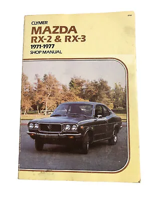 Mazda RX-2 RX-3 1971-1977 Tune-up Shop Repair Service Manual Book Wiring Diagram • $39.99