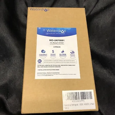 Waterdrop UKF8001 Refrigerator Water Filter Replacement For Maytag UKF8001 • $7.99