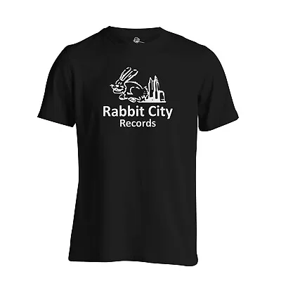 £19.99 • Buy Rabbit City Records T Shirt Rave House  Techno Jungle Breakbeat Hardcore