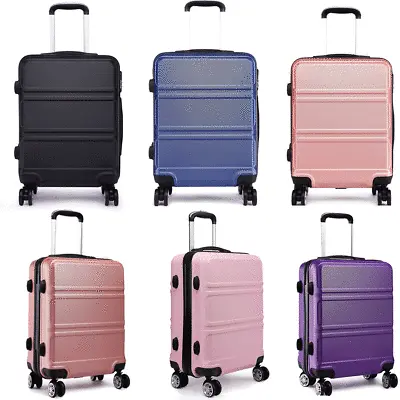 28Inch ABS Suitcase 4 Wheels Hand Luggage Large Travel Case Hard Shell Trolley • £39.99