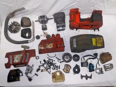 Vintage! Husqvarna Chainsaw Model 36 Parts All Parts In Photos Are Included! • $50