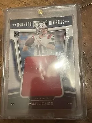 2021 Playbook Mammoth Materials Jersey Mac Jones 278/299 - New England Patriots • $8.99