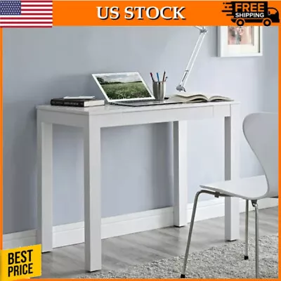 Home Parsons Computer Desk With Drawer Office Furniture Modern Laptop PC Table • $37