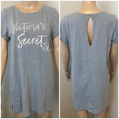 Victoria’s Secret Long T-Shirt Night Gown Key Hole Lounge Sleepshirt / XS / EUC • £24.08