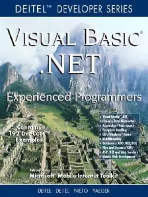 Visual Basic .NET For Experienced Programmers (Deitel Developer) - GOOD • $5.77