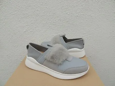 Ugg Seal Grey Pico Neoprene Sheepskin Fashion Sneakers Women Us 7/ Eur 38 ~new • $49.95