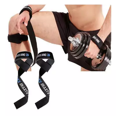 Weight Lifting Straps Gym Training Wrist Strength Support Bar Body Buliding • $6.99