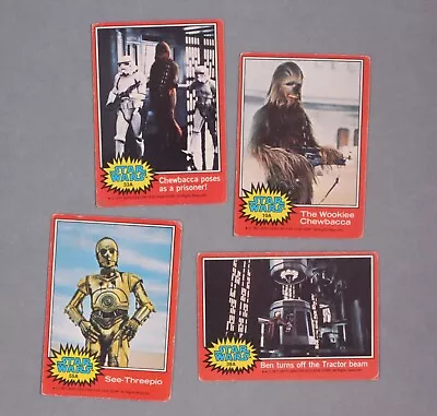£1.25 • Buy Star Wars Collectors Cards Topps Chewing Gum 1977 Red Set Pick Your Cards