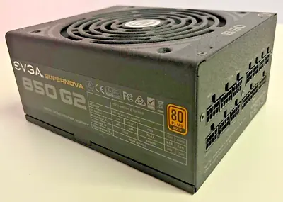 EVGA SuperNova 850 G2 Gold+ 850W Modular Power Supply Unit Tested - Ex Condition • £73.99