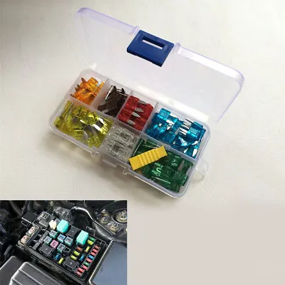 Car Mini Zinc Alloy Blade Fuse 5/7.5/10/15/20/25/30 AMP Repair Part Kit 120Pcs • $23.79