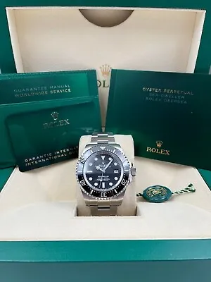 Rolex Sea-Dweller Deepsea Black Dial 136660 Pre-Owned 2023 • $14245