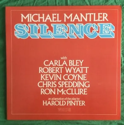 Michael Mantler ‎– Silence 1977 Vinyl LP ALbum  Jazz Prog • $27