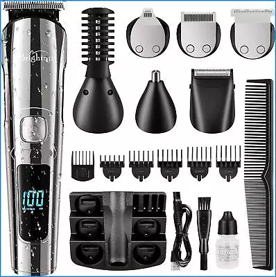 Beard Trimmer For Men - 19 Pcs Men's Grooming Kit With Hair Clippers Electric • $35.99