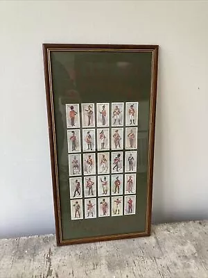 Military Uniforms Of The British Army WILL’s Framed Cigarette Cards • £9.99