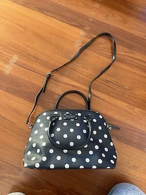 Kate Spade Polka Dot Black And Cream Bag • $64.24