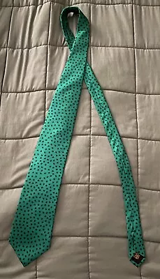 Alynn Neck Tie 56 X3.5  Green Shamrock St. Saint Patricks Irish Notre Dame EUC • $14.95