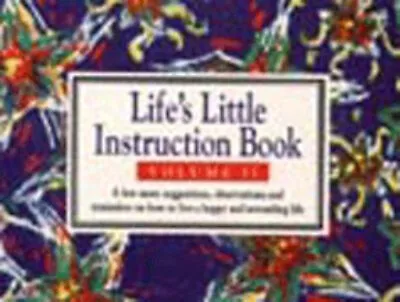 Life's Little Instruction Book Paperback H. Jackson Jr. Brown • £4.73