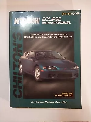 CHILTON'S Mitsubishi Eclipse 1990-93 Repair Manual TOTAL CAR CARE • $7.99