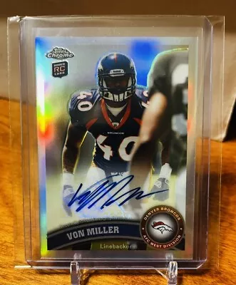 2011 Topps Chrome SSP Von Miller Rookie Variation Refractor Autograph • $800