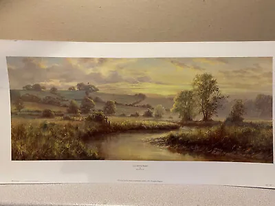 Country Side Landscape Art Print  Golden Stream By David Dipnall. • £20