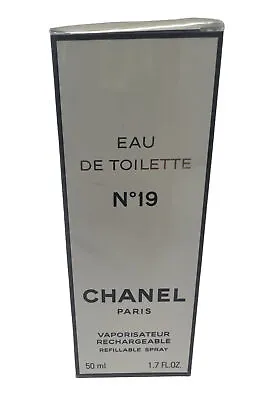 £143.38 • Buy Vintage  Chanel No 19 Eau De Toilette Paris Parfüm Atomiseur50ml Unopened