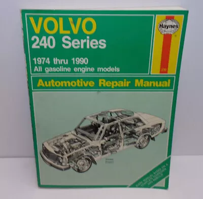 Volvo 240 Series 1974 Thru 1990 Haynes Repair Manual  All Gasoline Engine Models • $12