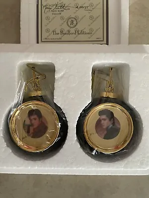 Elvis Presley Bradford Exchange Christmas Ornaments 1999 • $95