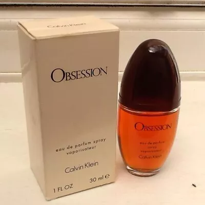 OBSESSION By CALVIN KLEIN - 30ml EAU DE PARFUM EDP Fragrance Spray : NEW & BOXED • £19.99