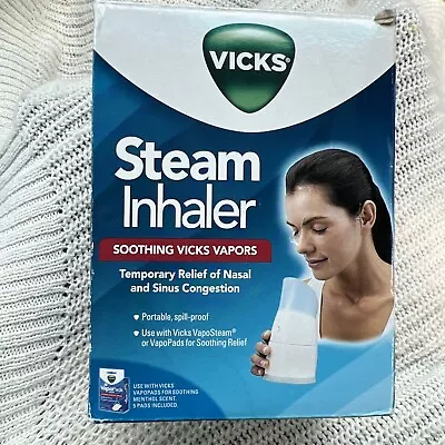 Vicks V1300 VapoSteam Inhaler With 7 Pads • $24