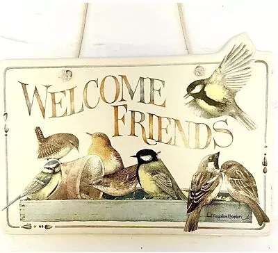 Welcome Friends Marjolein Bastin Ceramic Wall Plaque By Hallmark 10.5 X6.5  • $12.99