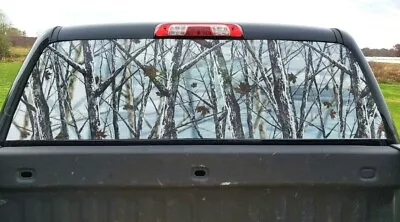 $36.99 • Buy Camouflage Camo Pickup Truck Rear Window Graphic Decal Tint Hunter Snow Storm